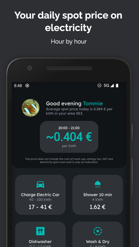 Say Watt app screenshot